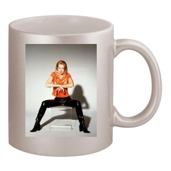 Jeri Ryan 11oz Metallic Silver Mug