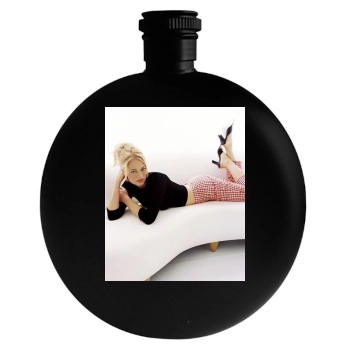 Jeri Ryan Round Flask