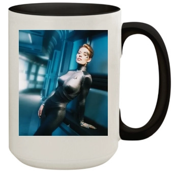 Jeri Ryan 15oz Colored Inner & Handle Mug