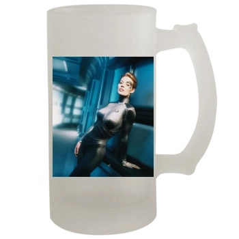 Jeri Ryan 16oz Frosted Beer Stein