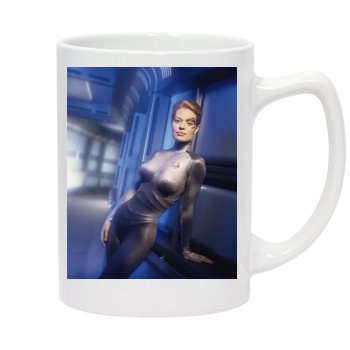 Jeri Ryan 14oz White Statesman Mug