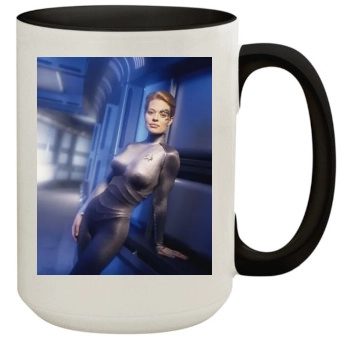 Jeri Ryan 15oz Colored Inner & Handle Mug