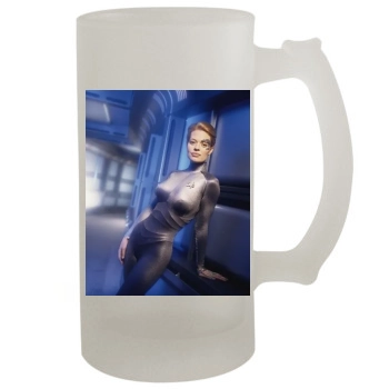 Jeri Ryan 16oz Frosted Beer Stein