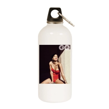 Jessica Alba White Water Bottle With Carabiner