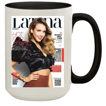 Jessica Alba 15oz Colored Inner & Handle Mug