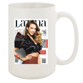 Jessica Alba 15oz White Mug