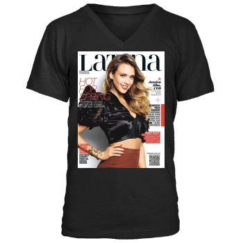 Jessica Alba Men's V-Neck T-Shirt