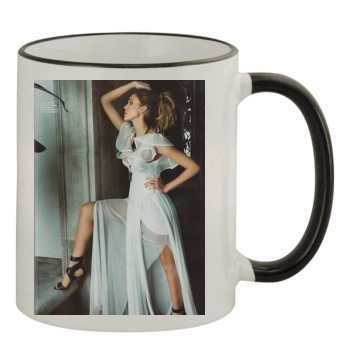 Jessica Alba 11oz Colored Rim & Handle Mug