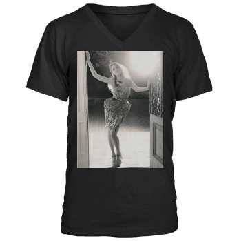 Jessica Alba Men's V-Neck T-Shirt