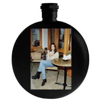 Jessica Alba Round Flask