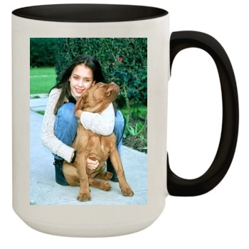 Jessica Alba 15oz Colored Inner & Handle Mug