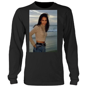 Jessica Alba Men's Heavy Long Sleeve TShirt