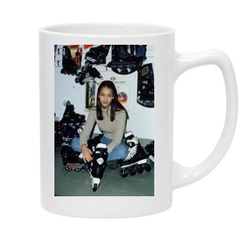 Jessica Alba 14oz White Statesman Mug