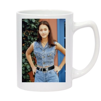 Jessica Alba 14oz White Statesman Mug