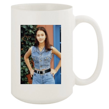 Jessica Alba 15oz White Mug