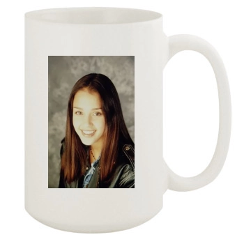 Jessica Alba 15oz White Mug