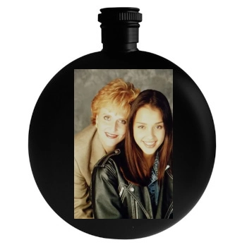 Jessica Alba Round Flask