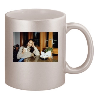 Jessica Alba 11oz Metallic Silver Mug