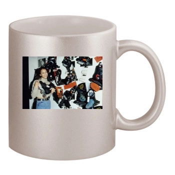 Jessica Alba 11oz Metallic Silver Mug