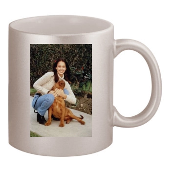 Jessica Alba 11oz Metallic Silver Mug