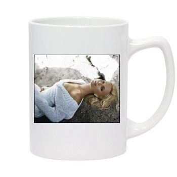 Charlize Theron 14oz White Statesman Mug