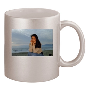 Jessica Alba 11oz Metallic Silver Mug