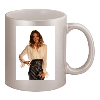 Jessica Alba 11oz Metallic Silver Mug