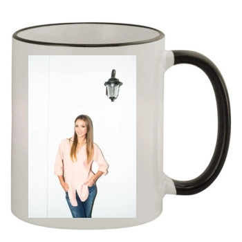 Jessica Alba 11oz Colored Rim & Handle Mug