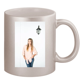 Jessica Alba 11oz Metallic Silver Mug