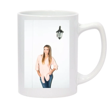 Jessica Alba 14oz White Statesman Mug