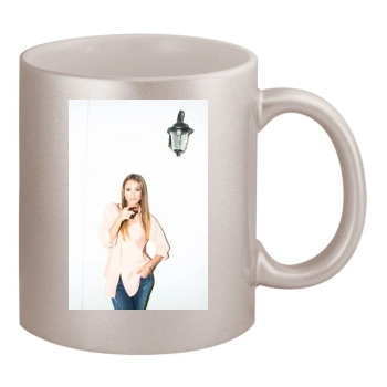 Jessica Alba 11oz Metallic Silver Mug