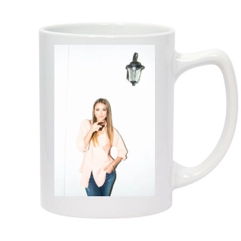 Jessica Alba 14oz White Statesman Mug