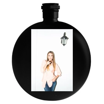 Jessica Alba Round Flask