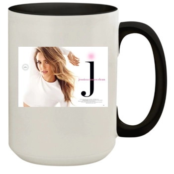 Jessica Alba 15oz Colored Inner & Handle Mug