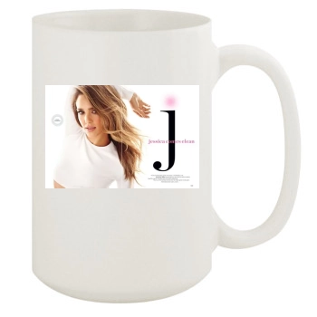 Jessica Alba 15oz White Mug