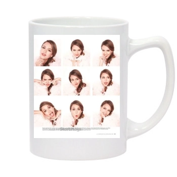 Jessica Alba 14oz White Statesman Mug