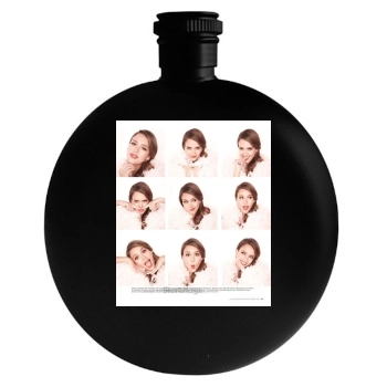 Jessica Alba Round Flask