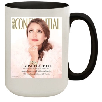 Jessica Alba 15oz Colored Inner & Handle Mug