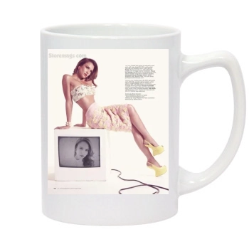 Jessica Alba 14oz White Statesman Mug