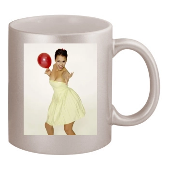 Jessica Alba 11oz Metallic Silver Mug