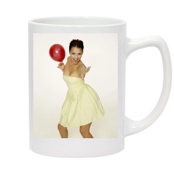 Jessica Alba 14oz White Statesman Mug