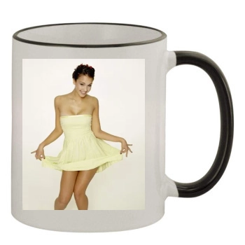 Jessica Alba 11oz Colored Rim & Handle Mug