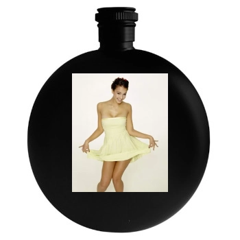 Jessica Alba Round Flask