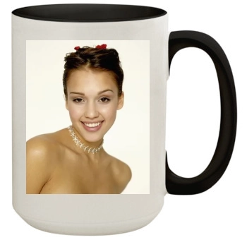 Jessica Alba 15oz Colored Inner & Handle Mug