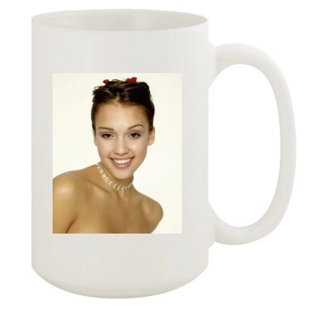 Jessica Alba 15oz White Mug