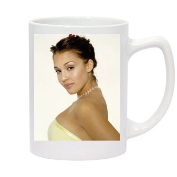 Jessica Alba 14oz White Statesman Mug