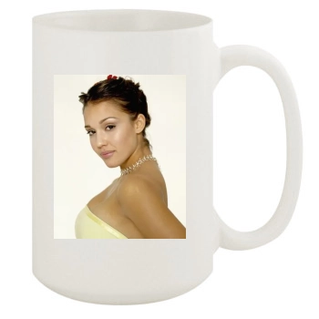 Jessica Alba 15oz White Mug