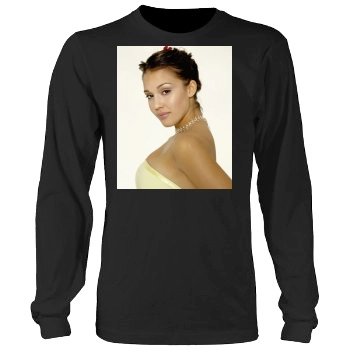 Jessica Alba Men's Heavy Long Sleeve TShirt