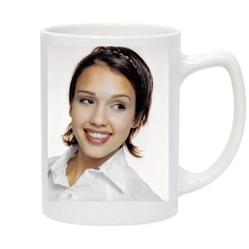 Jessica Alba 14oz White Statesman Mug