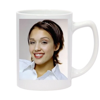 Jessica Alba 14oz White Statesman Mug